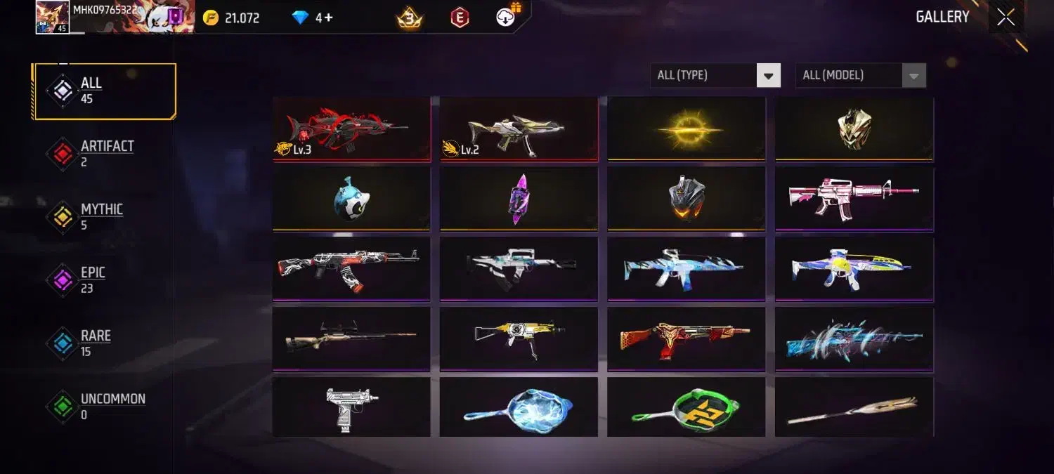 اکانت فریفایر|کنسول، بازی ویدئویی و آنلاین|تهران, راه آهن|دیوار