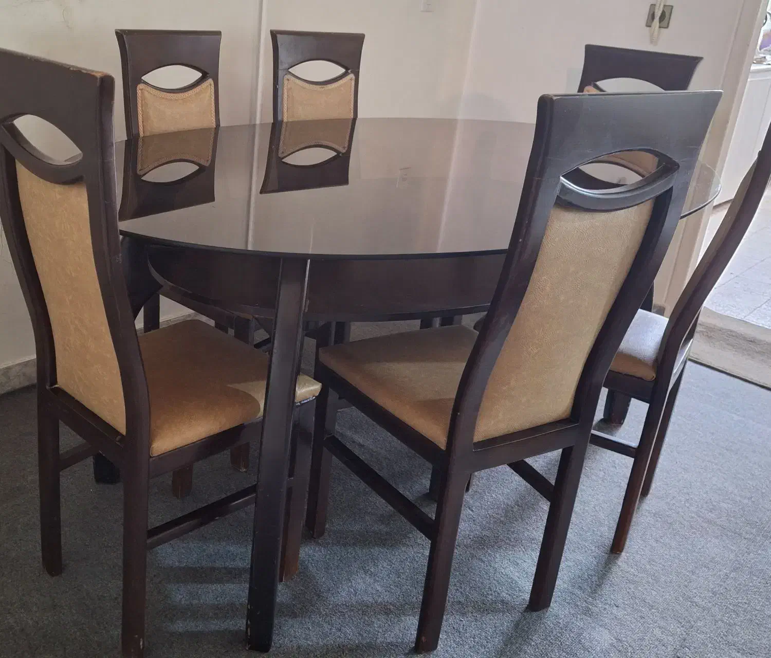 میز ناهار خوری ۶نفره بدون صندلی|میز و صندلی غذاخوری|تهران, اوقاف|دیوار