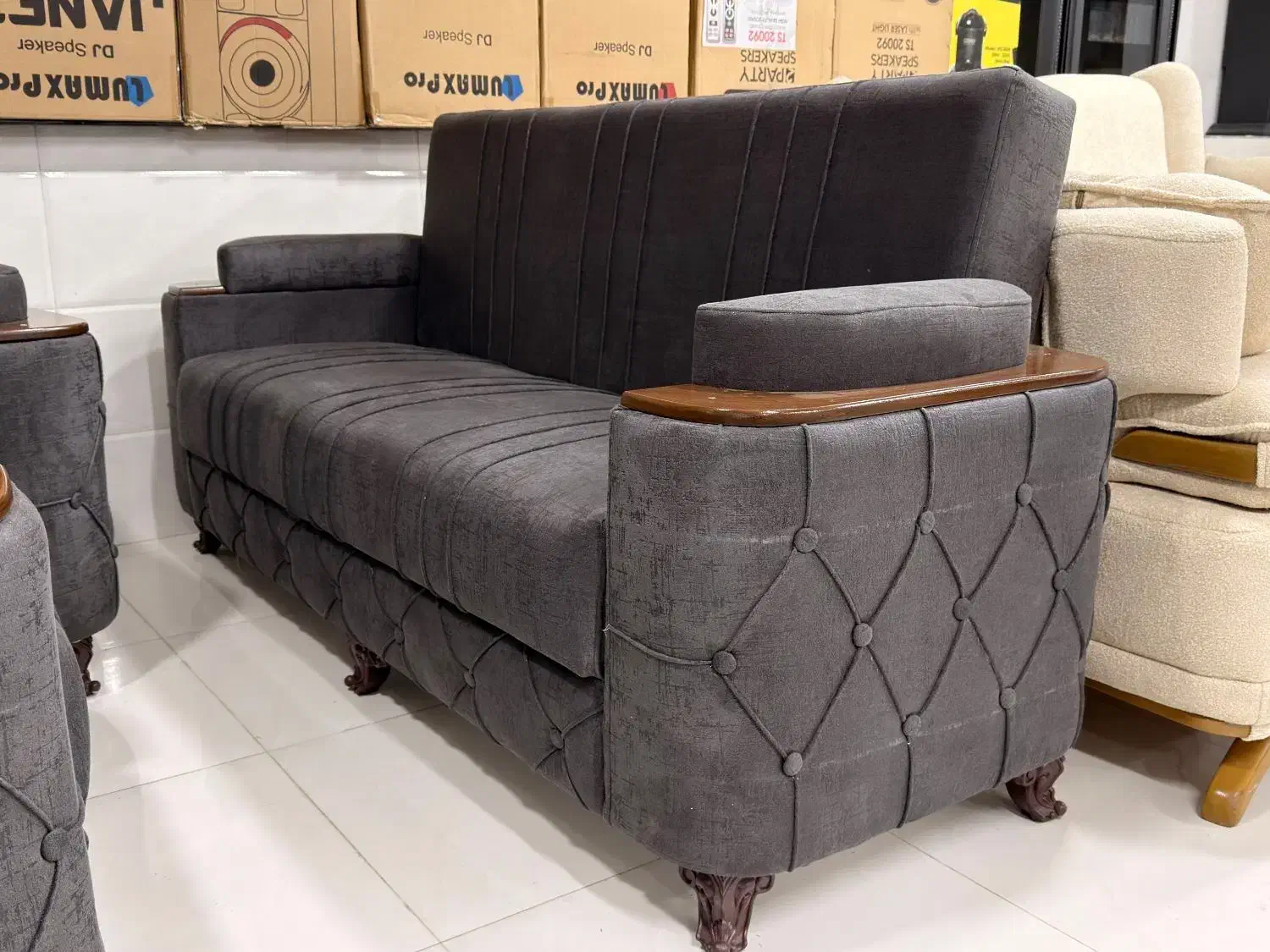 مبل تشک ثابت 8 نفره|مبلمان خانگی و میز عسلی|ماکو, |دیوار