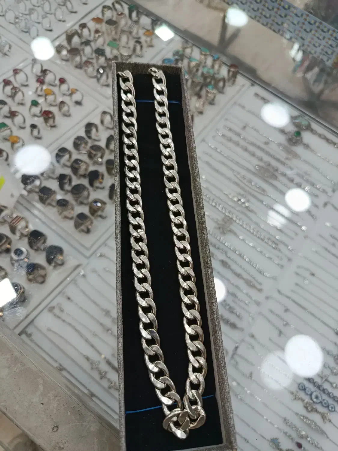 زنجیر کارتیر نقره عیار 925|زیورآلات و اکسسوری|خمینیشهر, |دیوار