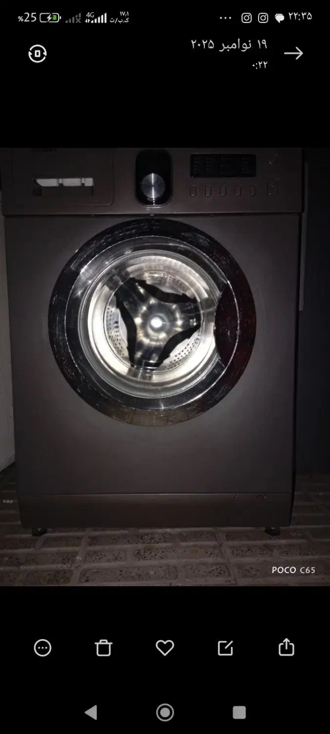 ماشین لباسشویی ۸ کیلویی در حد نو|ماشین لباسشویی و خشک‌کن لباس|کرج, جهان‌شهر|دیوار