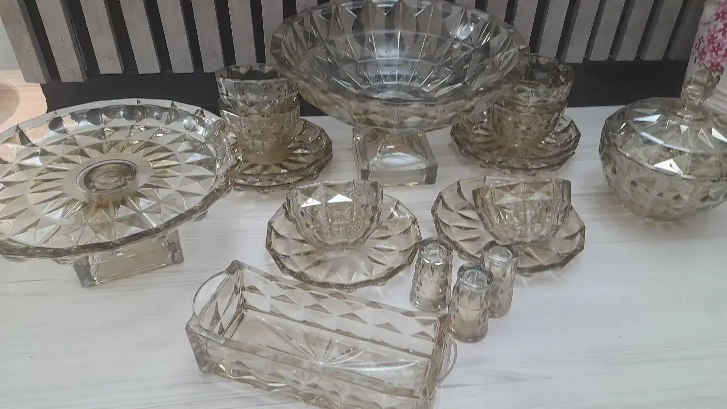 سرویس ۶ نفره کریستال|ظروف سرو و پذیرایی|پردیس, فاز ۱۱|دیوار