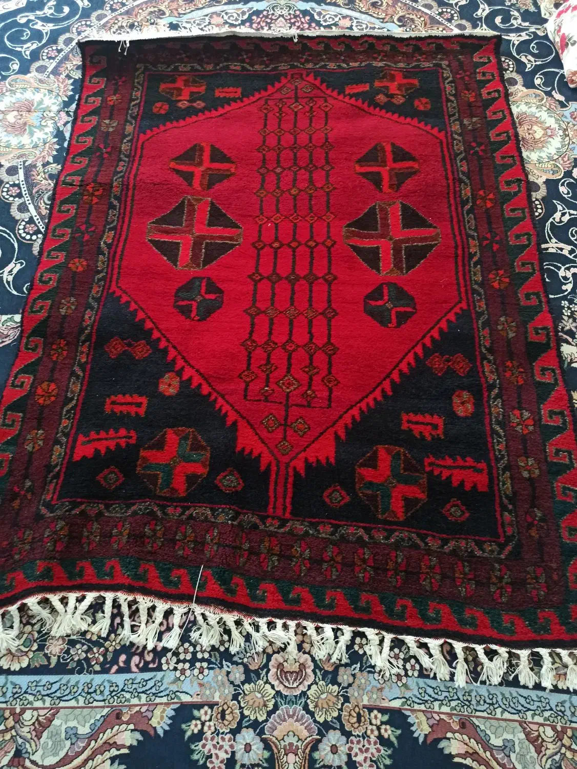 قالی لری دستبافت|فرش|لالی, |دیوار