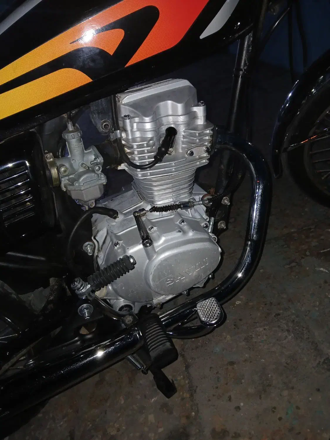 متور ساوین تنه کوتاه|موتورسیکلت|اهواز, منبع اب|دیوار