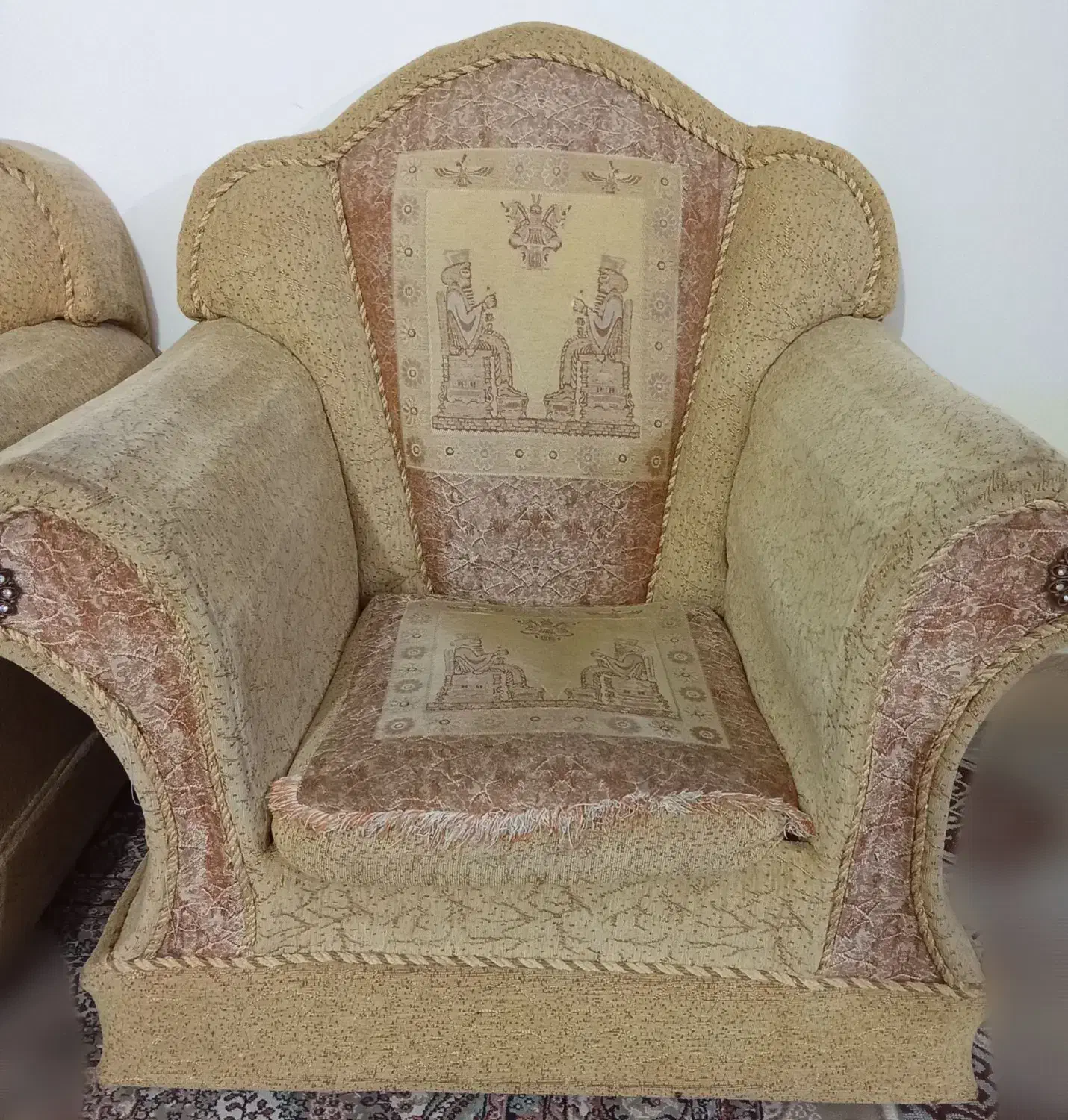 فروش مبل راحتی۷نفره مناسب خانه باغ|مبلمان خانگی و میز عسلی|خمین, |دیوار