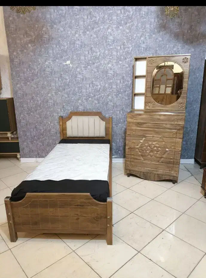 سرویس خواب چوبستان|تخت و سرویس خواب|خسروشاه, |دیوار