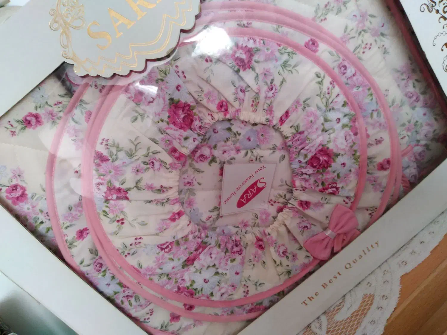 سرویس دمکنی ۱۱ پارچه برند Sara آکبند جهیزیه|سفره، حوله، دستمال آشپزخانه|پیشوا, |دیوار