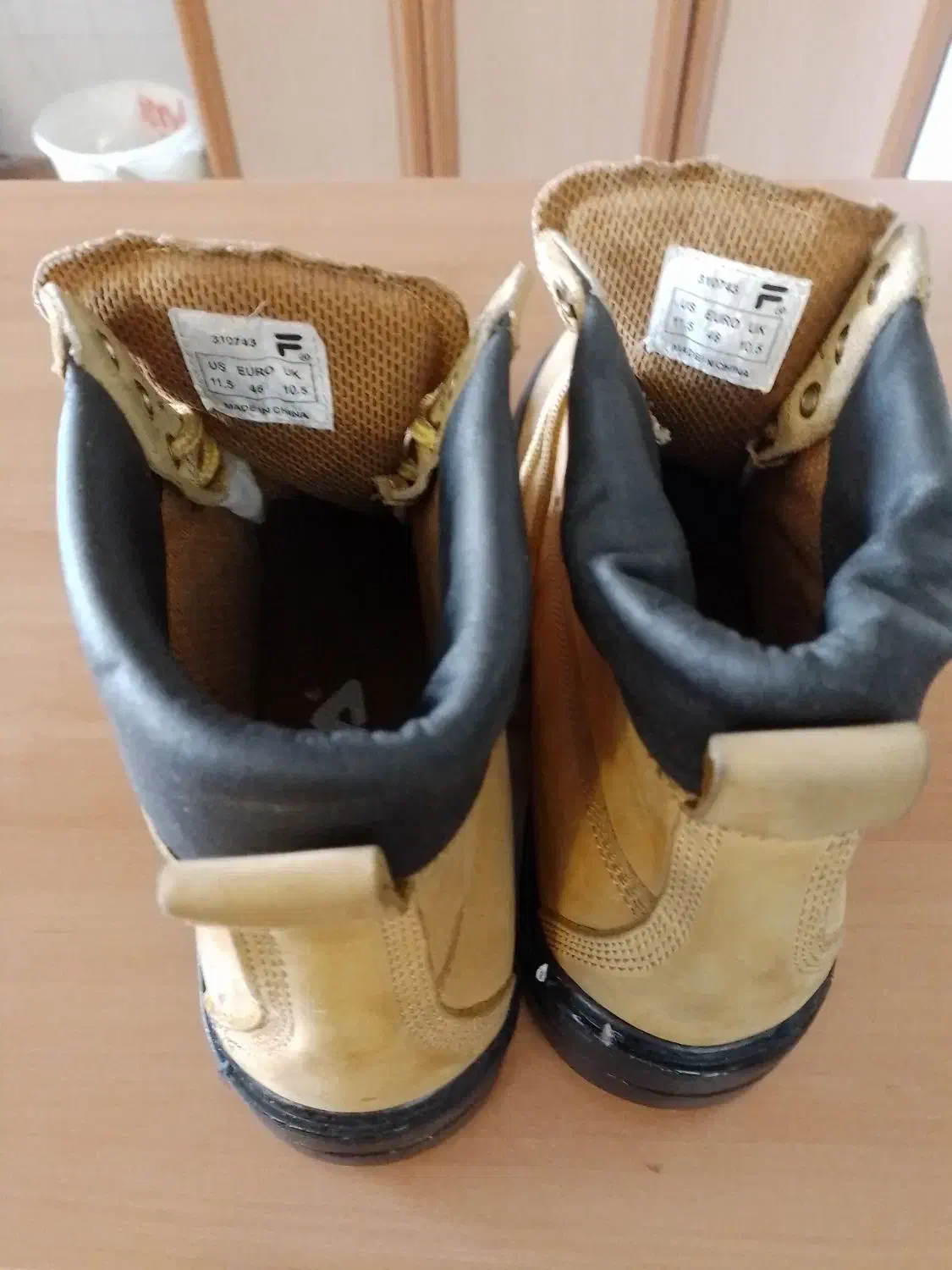 بوت مردانه چرم.چکمه مردانه چرمه|کیف، کفش، کمربند|یزد, |دیوار