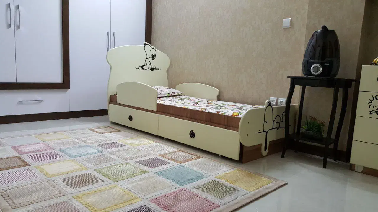 سرویس خواب شرکتی کودک و نوجوان اسنوپی با خوشخواب|تخت و سرویس خواب|اصفهان, شهریار|دیوار