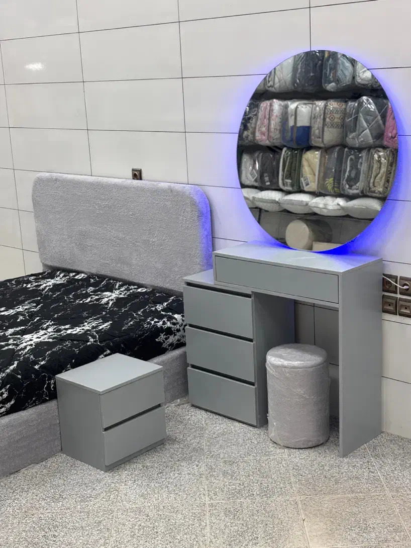 سرویس خواب مینیمال تدی لوکاس / سرای خواب آداک|تخت و سرویس خواب|یزد, |دیوار