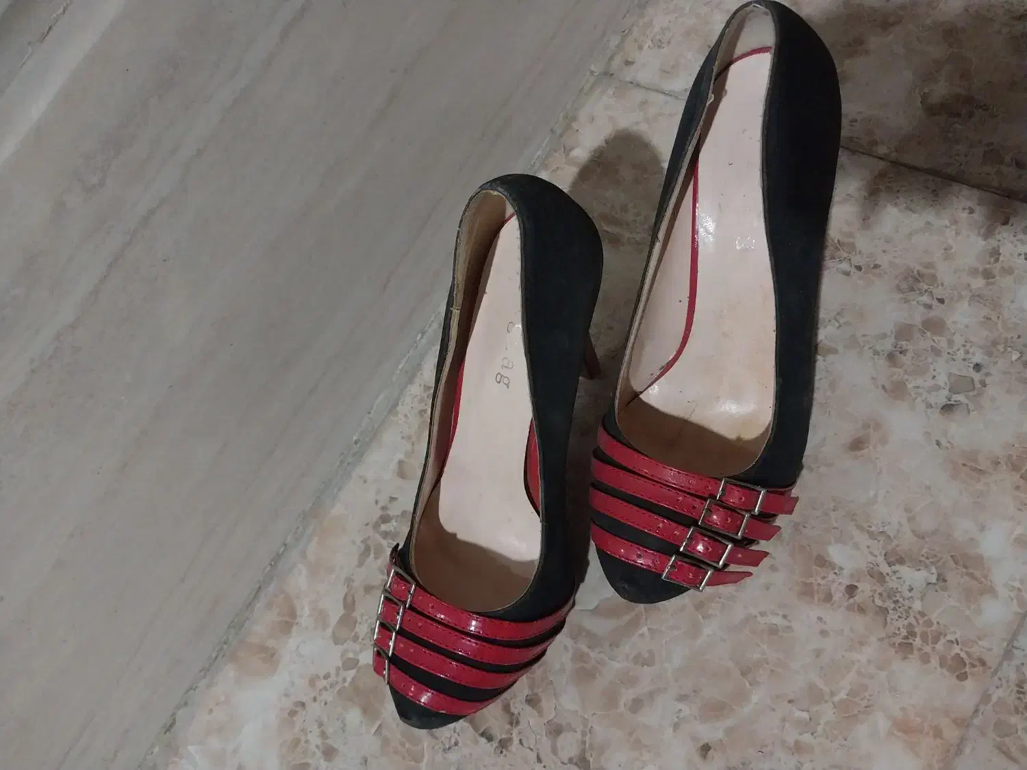 کفش مجلسی پاشنه دار زیبا|کیف، کفش، کمربند|کردکوی, |دیوار