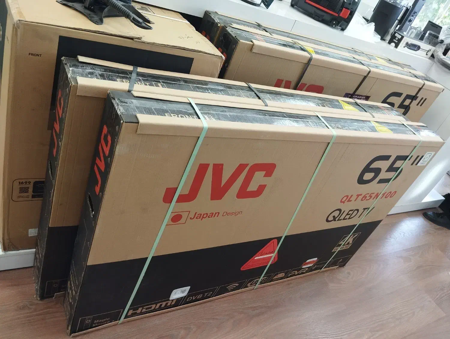 تلویزیون هوشمند ۶۵اینچ jvcژاپن|تلویزیون و پروژکتور|آبدانان, |دیوار