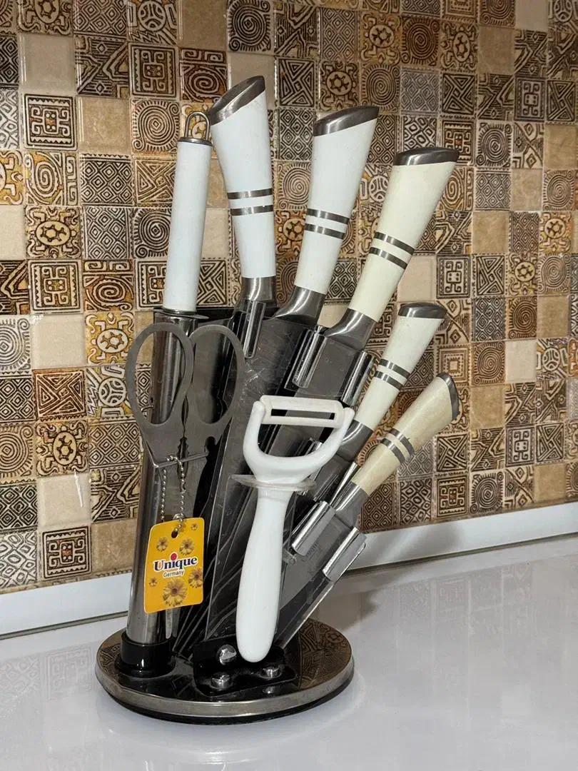 سرویس چاقو آشپزخانه یونیک|ظروف سرو و پذیرایی|درگزین, |دیوار