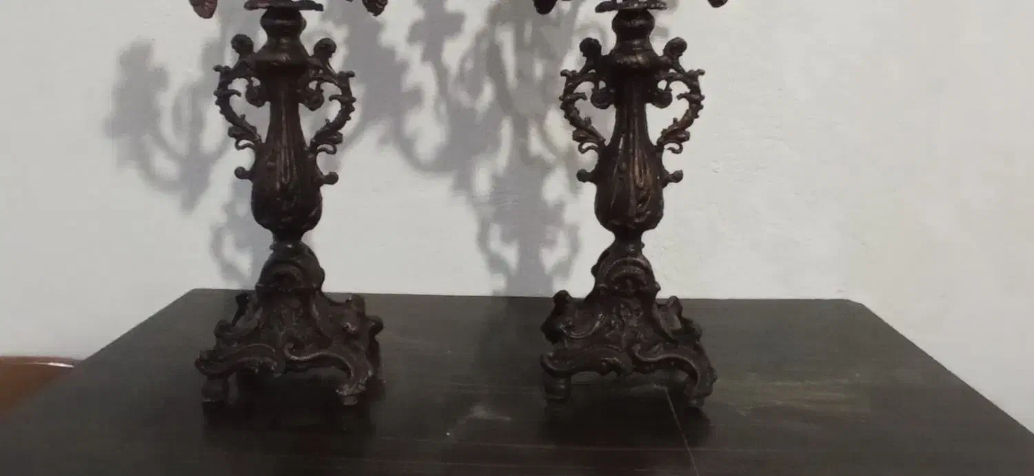 شمعدانی قدیمی چدن|کلکسیون و سرگرمی|زاهدان, |دیوار