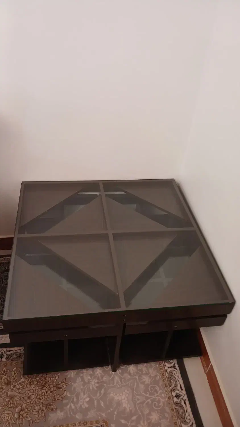 میز جلومبلی به همراه ۴عدد عسلی|مبلمان خانگی و میز عسلی|الوند, |دیوار