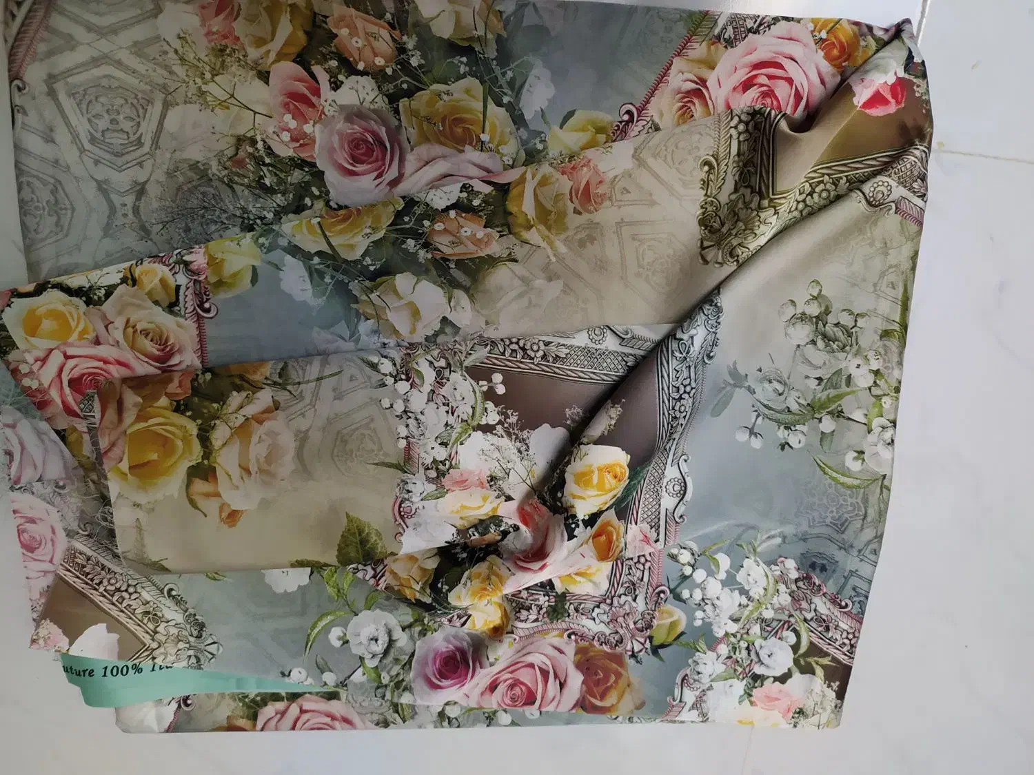 چادر ابریشمی اعلای دوخته نشده|لباس|تبریز, |دیوار