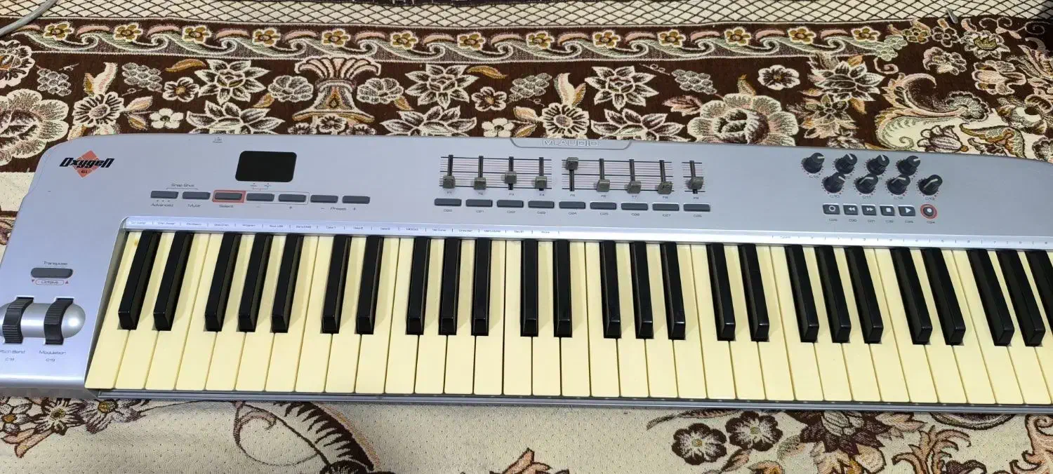 میدی کنترلر اکسیژن برای ارگ اندروید|پیانو، کیبورد، آکاردئون|اصفهان, باغ زرشک|دیوار