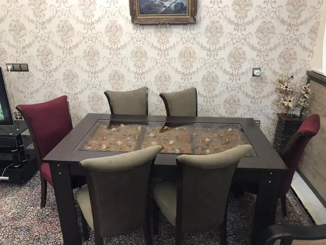 میز ناهار خوری ۶ نفره|میز و صندلی غذاخوری|کرمان, |دیوار