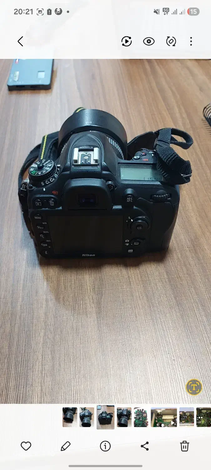 نیکون ۷۲۰۰ با لنز ۵۰|دوربین عکاسی و فیلم‌برداری|شاهین‌شهر, مخابرات (شهید بهشتی)|دیوار