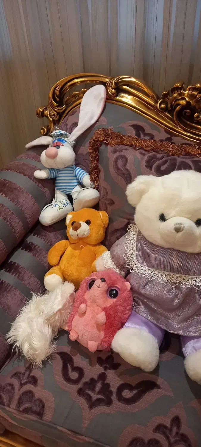 تعداد  ۱۲ عدد عروسک های قشنگ وبادوام|اسباب‌بازی بچه|شیراز, معالی‌آباد|دیوار