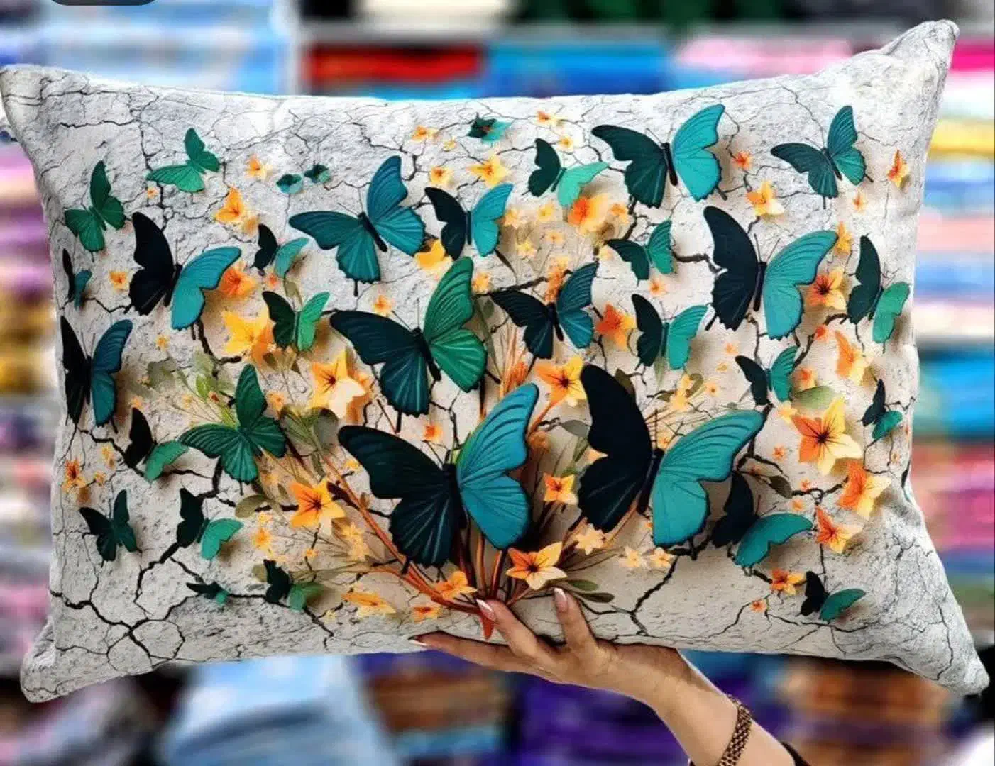 روبالشتی مخمل|رختخواب، بالش، پتو|شیروان (خراسان), |دیوار