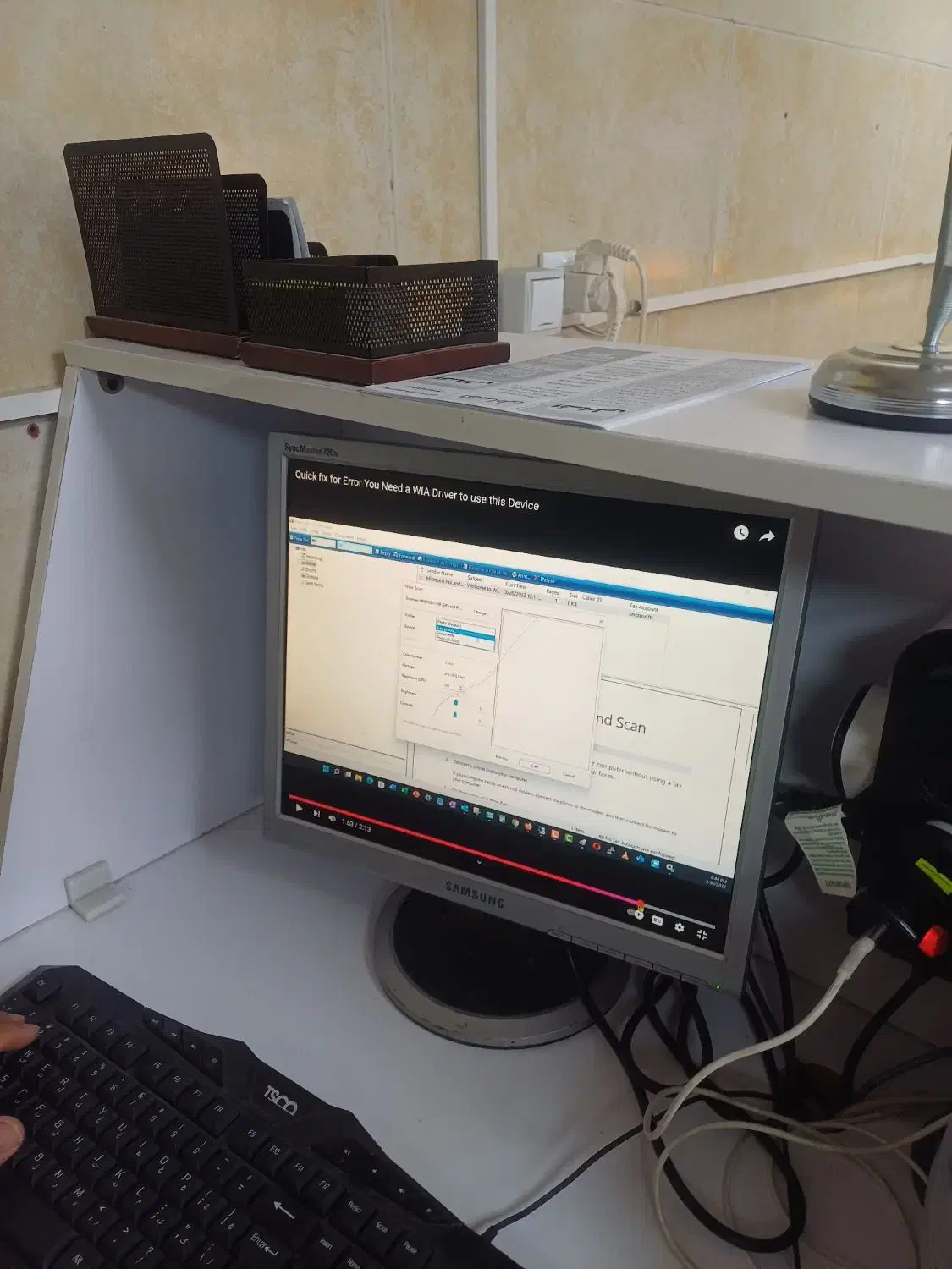 اقساطی مانیتور۱۷سامسونگ مناسب دوربین کامپیوتر/اسدی|قطعات و لوازم جانبی رایانه|پرند, فاز ۲|دیوار