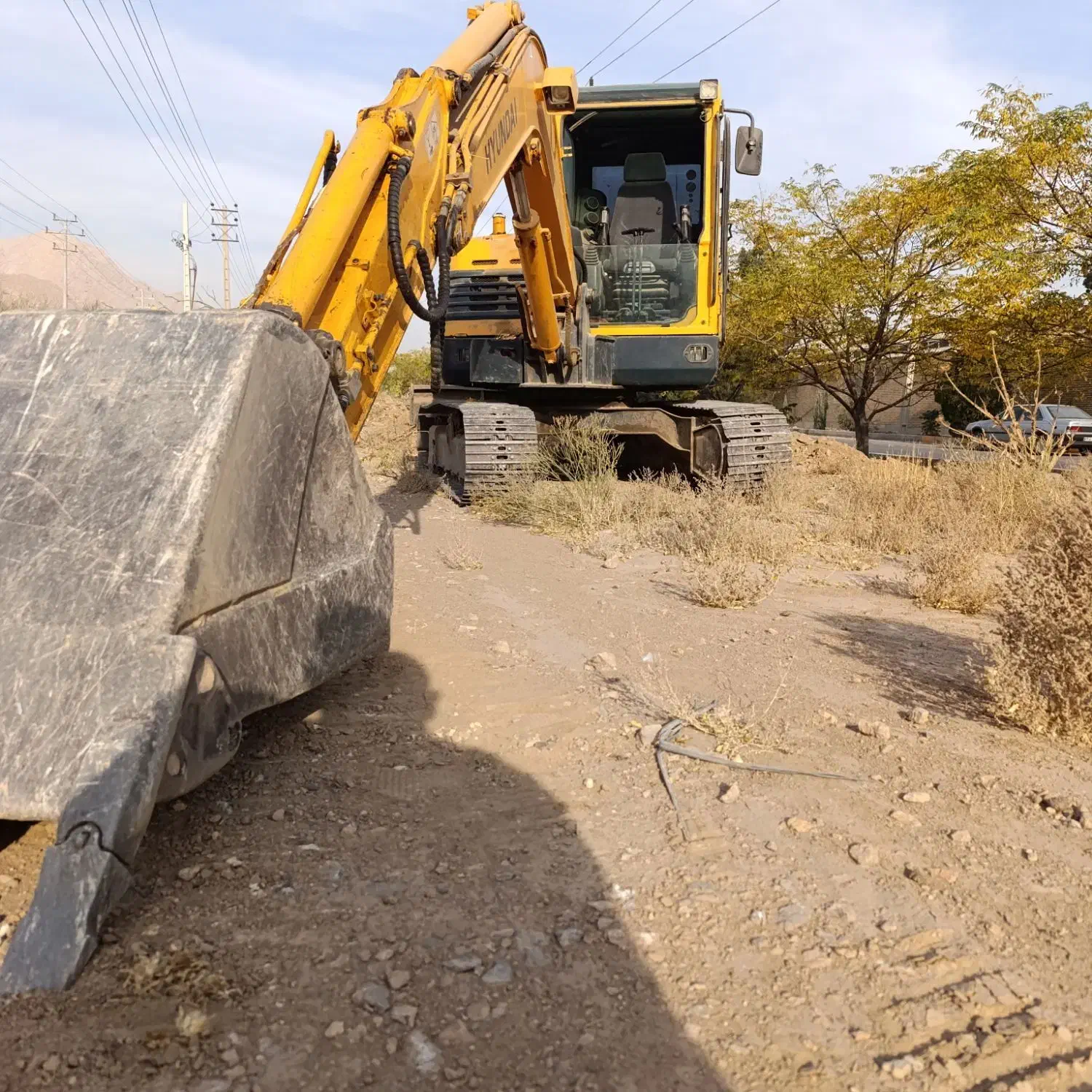 مینی بیل مکانیکی هیوندا اجاره|خدمات پیشه و مهارت|خوانسار, |دیوار