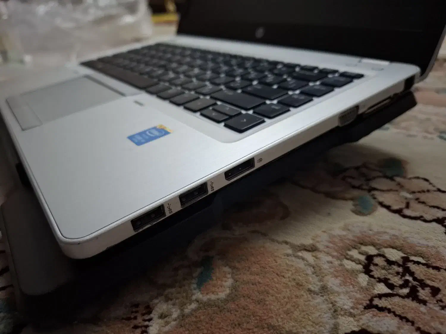 لپتاپ hp به همراه وسایل کاملا سالم|رایانه همراه|زنجان, |دیوار