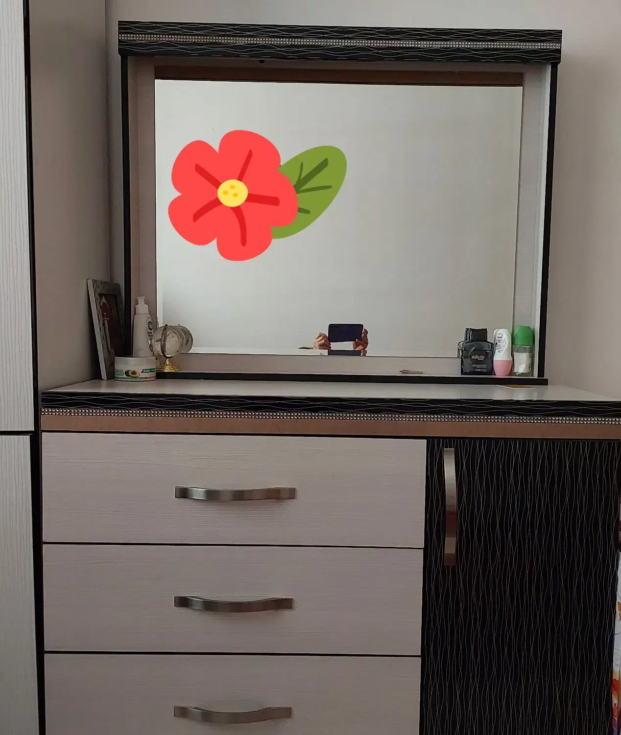 آینه بادراور|جاکفشی، کمد، دراور|شهریار, شهریار|دیوار