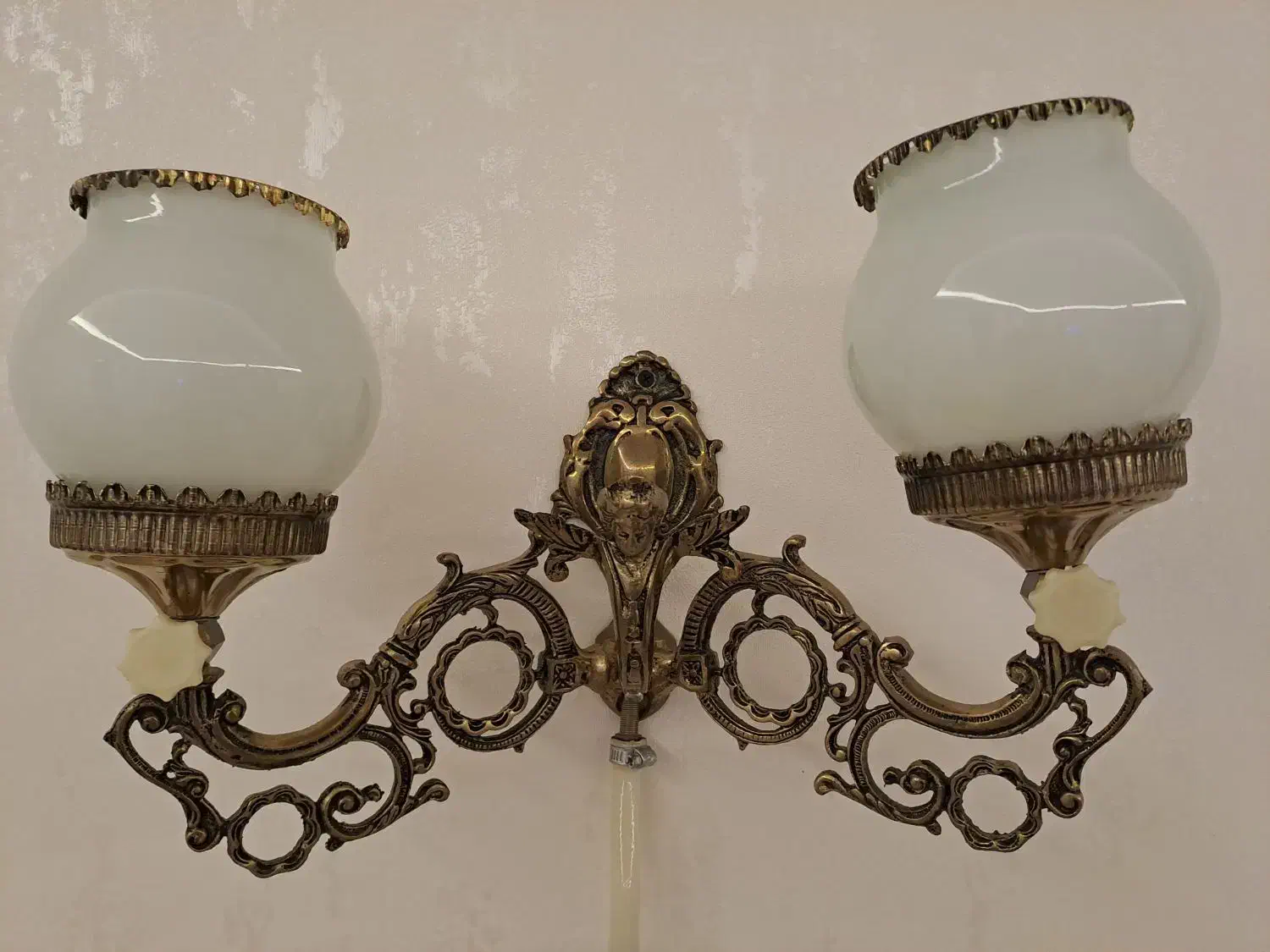 چراغ گازی برنزه|لوستر و چراغ آویز|ارومیه, |دیوار