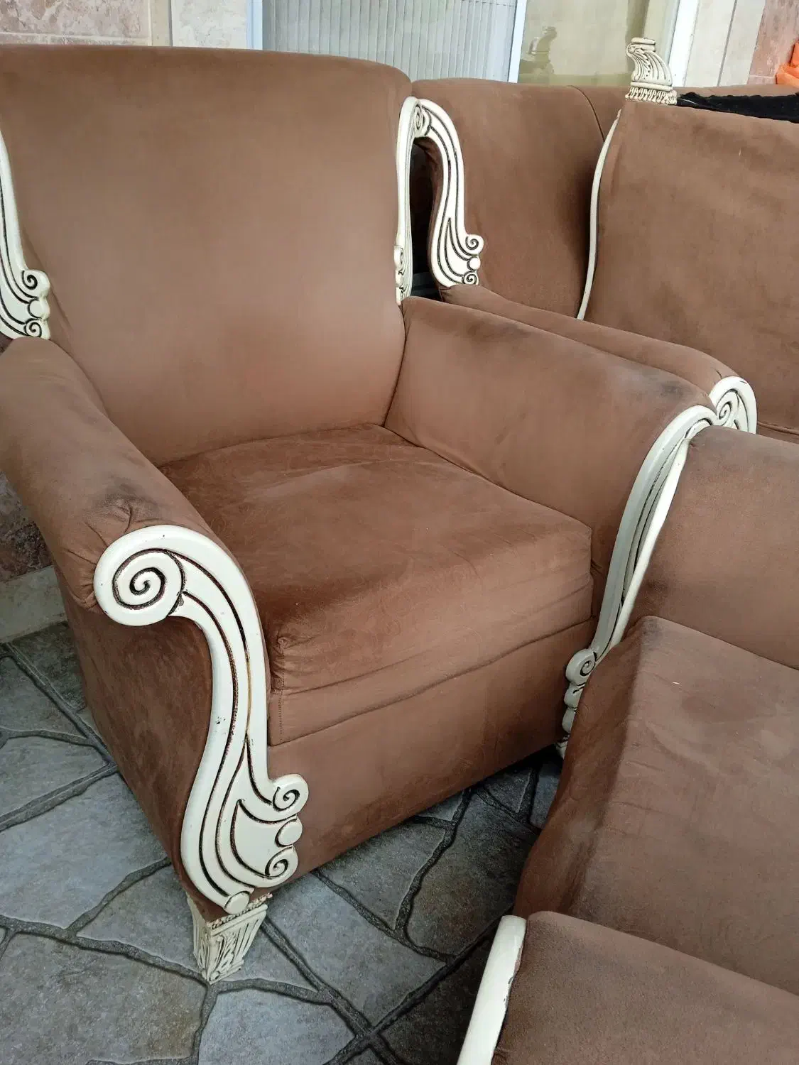 مبل هفت نفره|مبلمان خانگی و میز عسلی|خشکبیجار, |دیوار