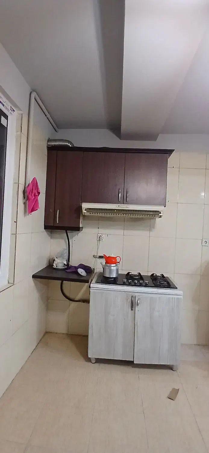 کابینت بدنه فلزی با درب ام دی اف|آب‌چکان و نظم‌دهنده ظروف|فردیس, شهرک راه آهن|دیوار