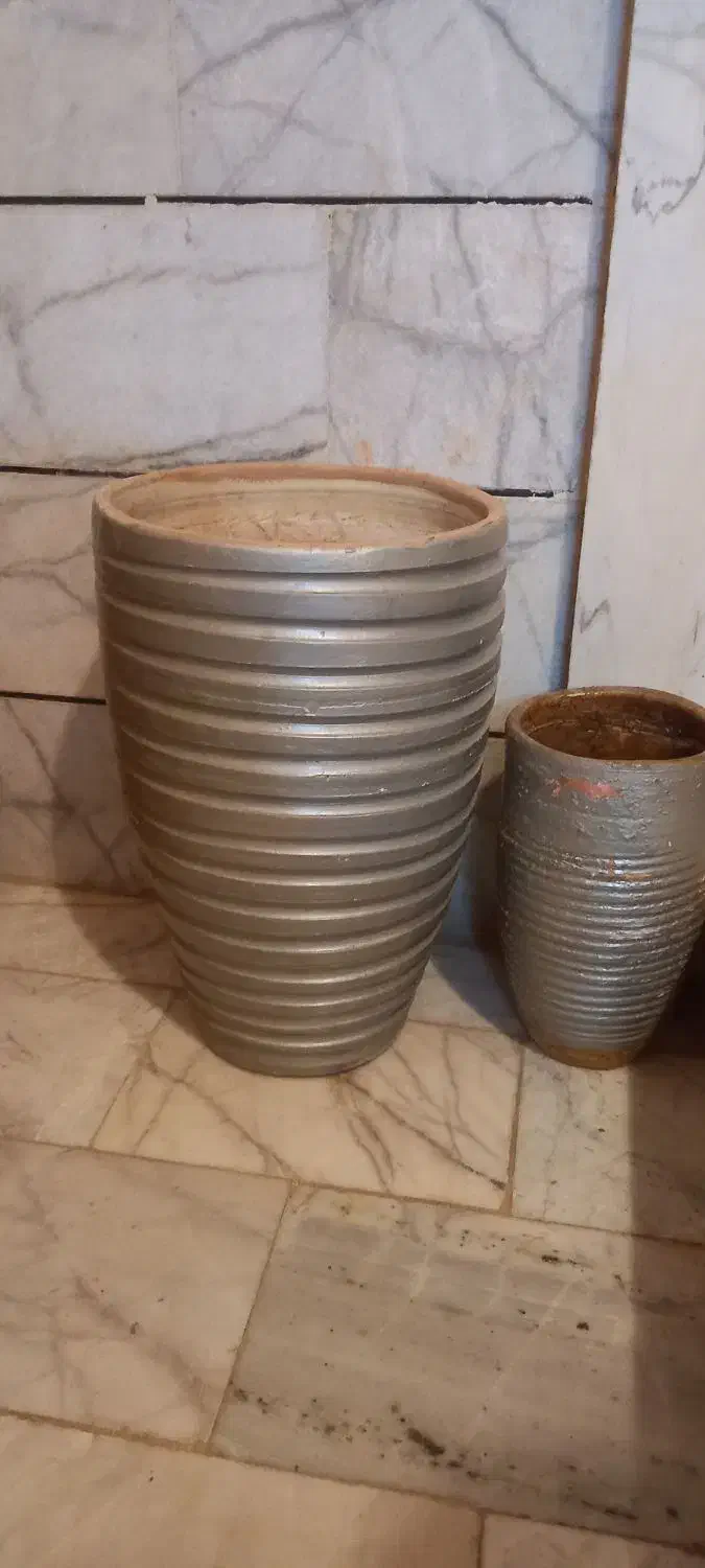 گلدان بزرگ وکوچک|صنایع دستی و سایر لوازم تزئینی|ابهر, |دیوار