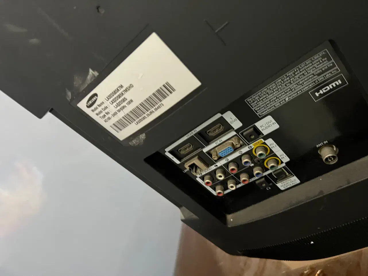 تلویزیون ۳۷ اینچ سامسونگ LCD|تلویزیون و پروژکتور|ری, صالح آباد جنوبی (باغ رضوان)|دیوار