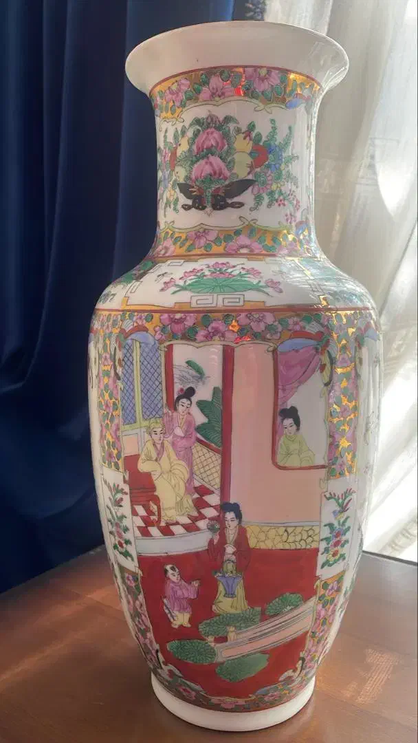 گلدان چینی مرغی انتیک|کلکسیون اشیاء عتیقه|تهران, اختیاریه|دیوار