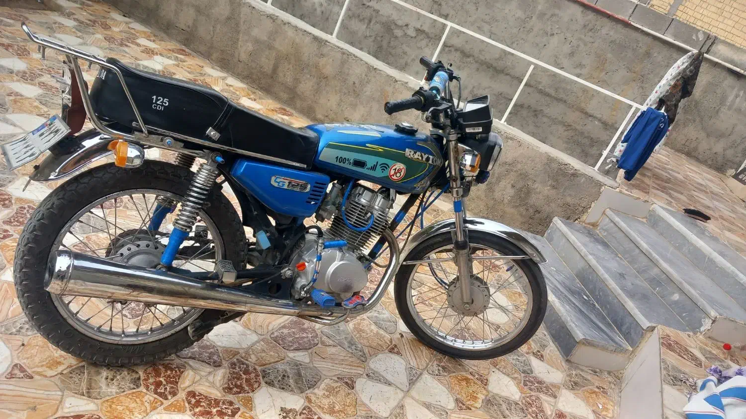 موتور ۸۲.    ۱۲۵ فول تقویت ۱۵۰|موتورسیکلت|چرام, |دیوار