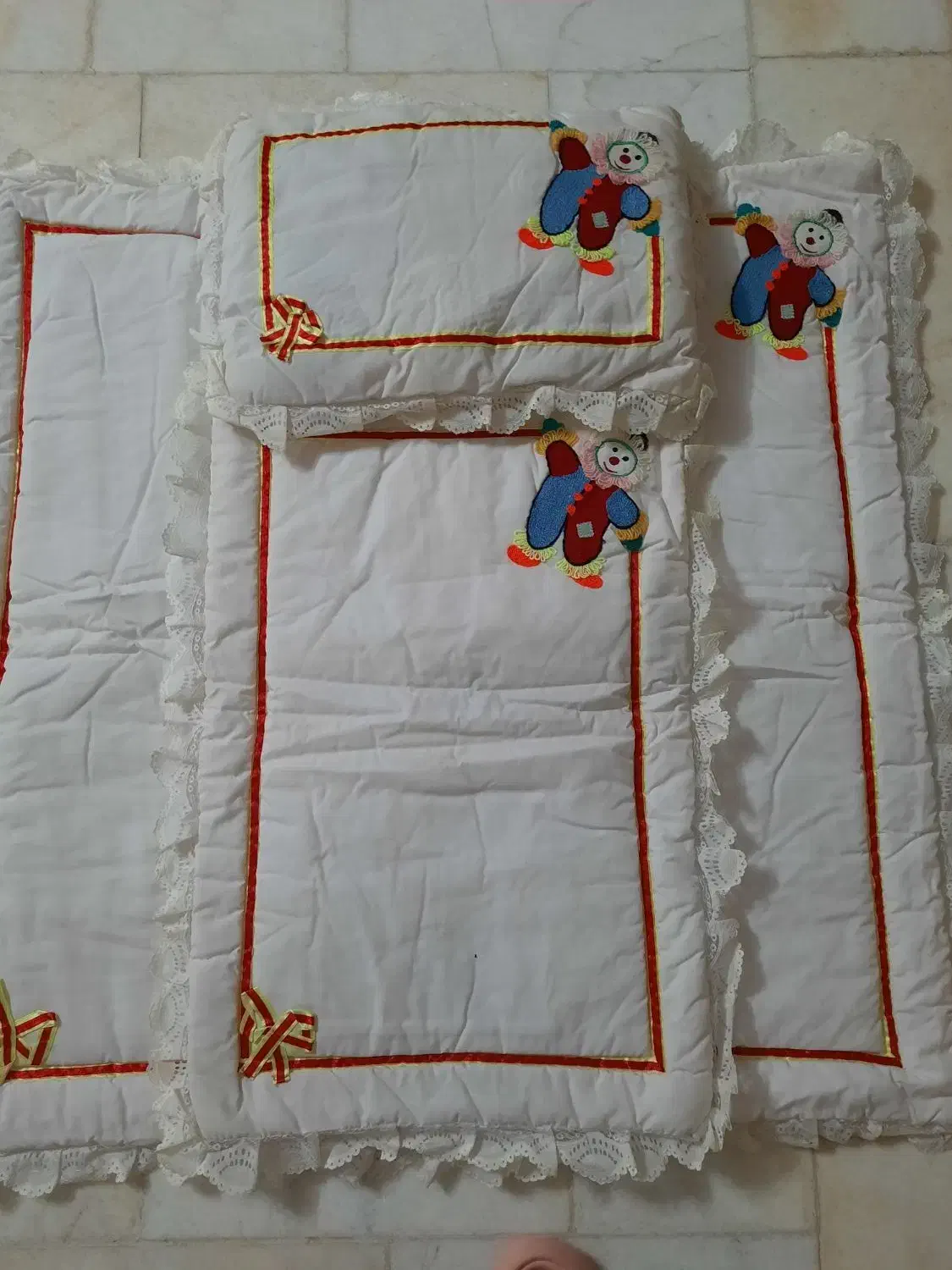 سرویس خواب نوزاد|رختخواب، بالش، پتو|گرمسار, |دیوار