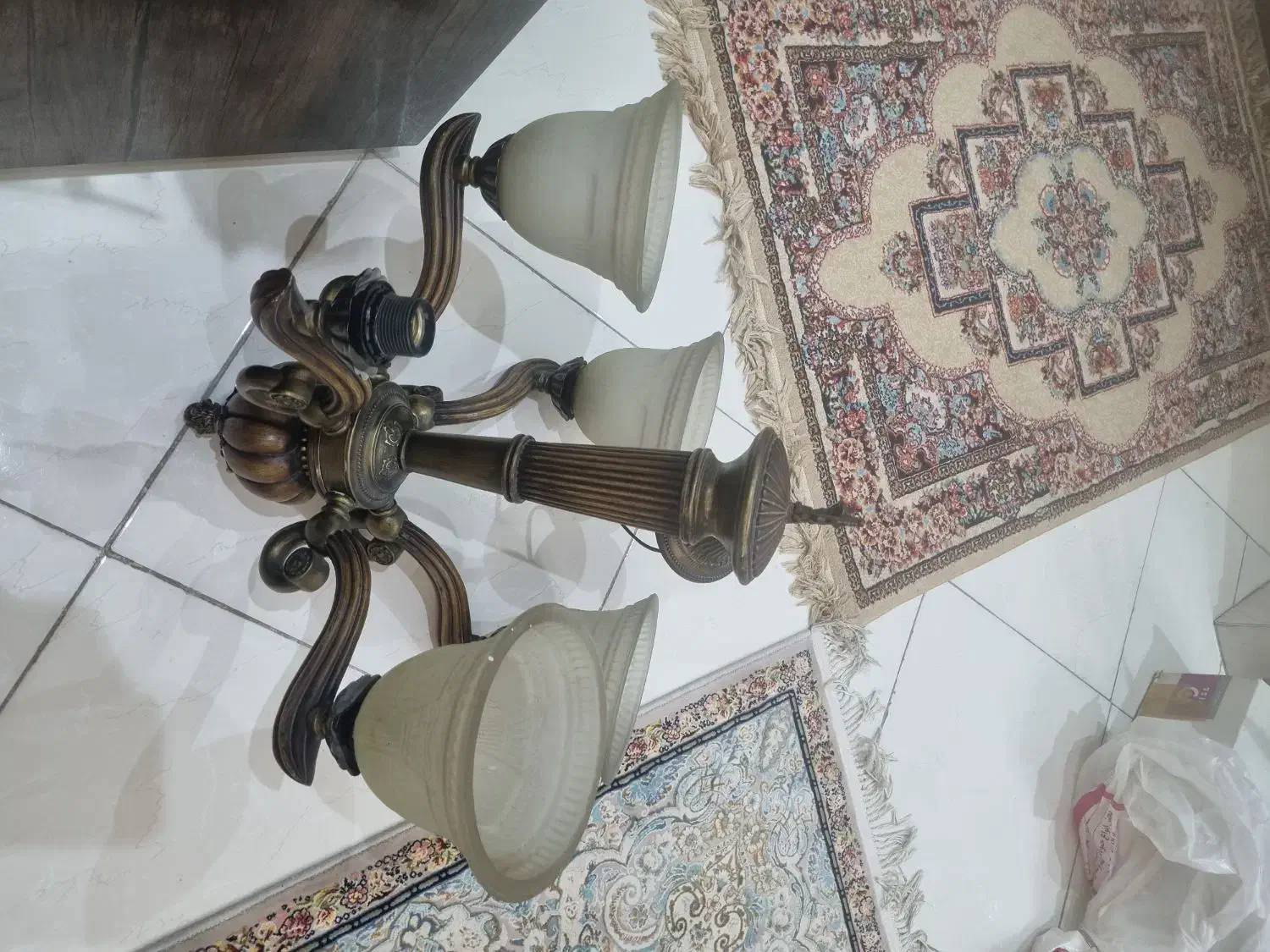 فروش لوستر طرح چوب قدیمی|لوستر و چراغ آویز|تهران, شهید رجایی|دیوار