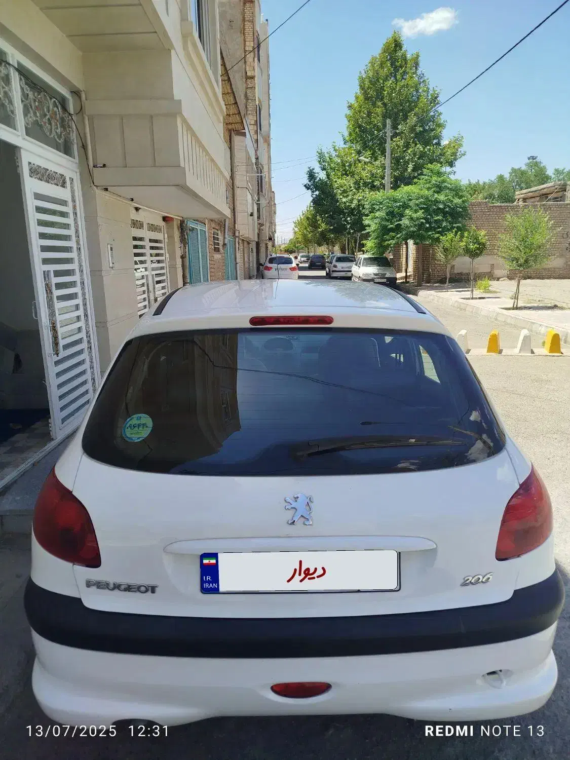 206تیپ دو99بی رنگ خانگی|خودرو سواری و وانت|کاشمر, |دیوار