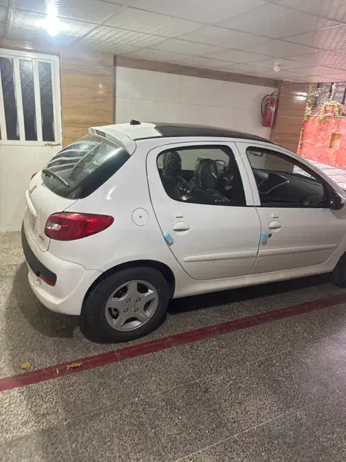 پانا ۲۰۷ ارتقا یافته سفید رینگ آلمینیوم|خودرو سواری و وانت|شیراز, شهرک بهشتی|دیوار