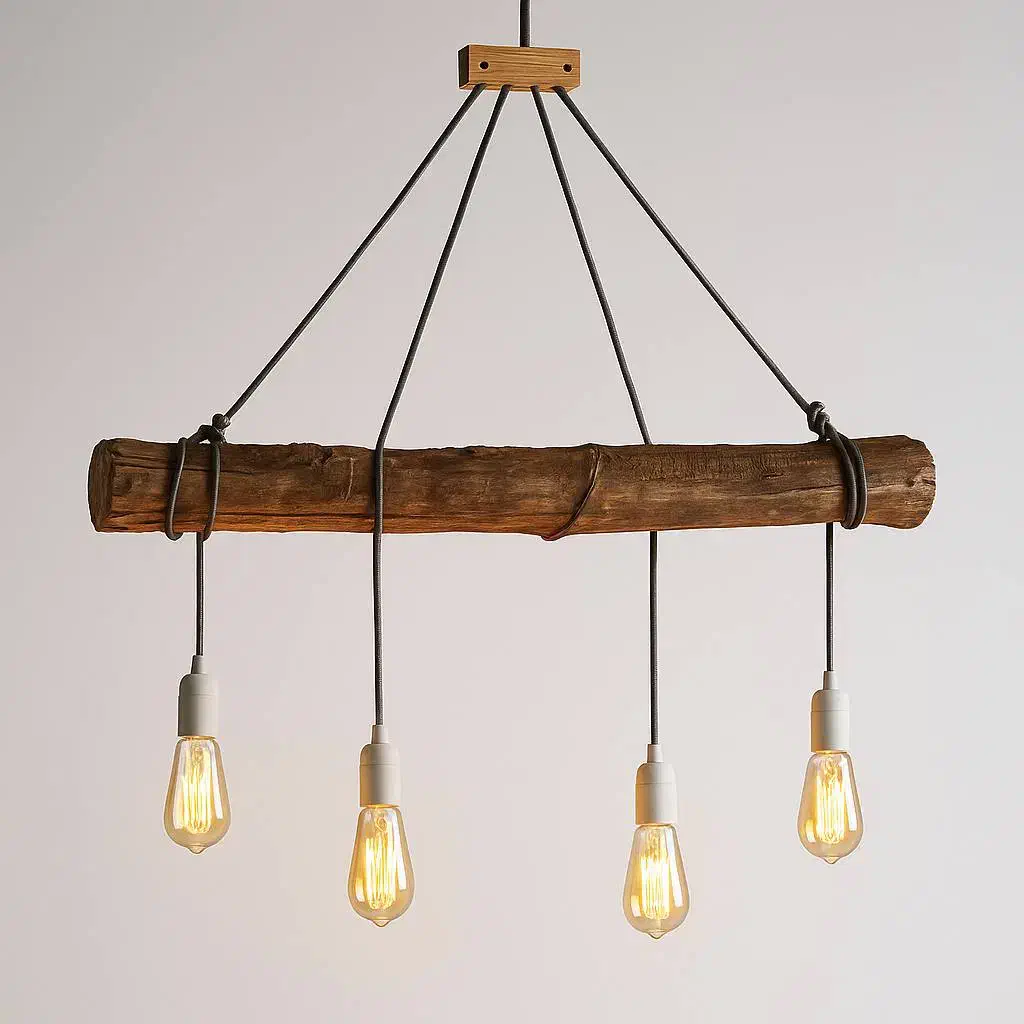 لوستر و آویز مینیمال با ۴ لامپ ادیسونی ۴ وات|لوستر و چراغ آویز|مشهد, هفت تیر (حافظ)|دیوار