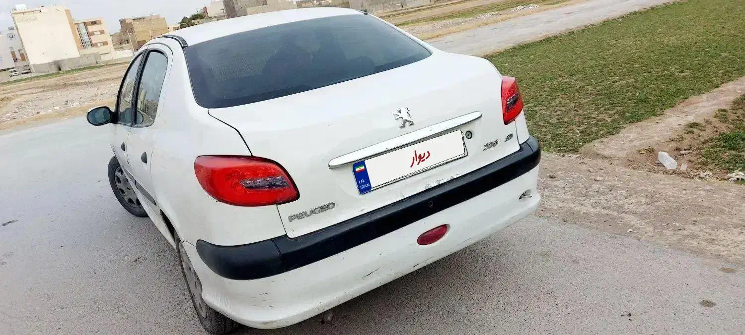 206 تیپ2 Sd مدل 88|خودرو سواری و وانت|اصفهان, امیرعرب|دیوار