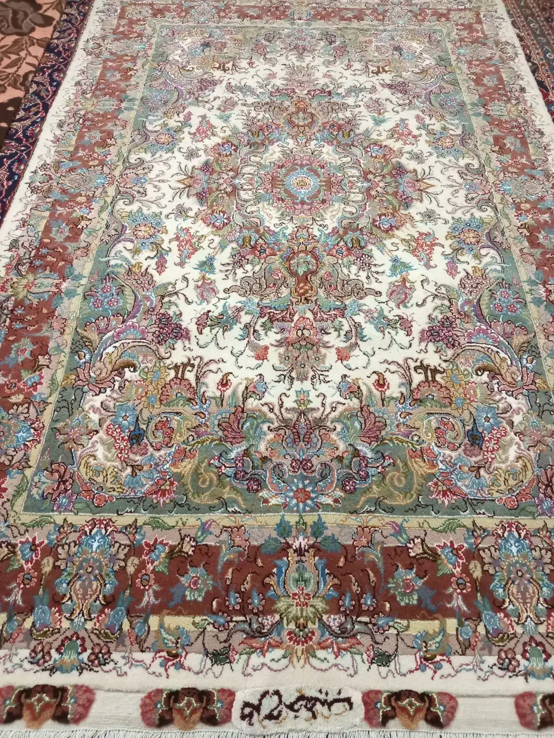 فرش دست بافت خطیبی|فرش|سراجو, |دیوار