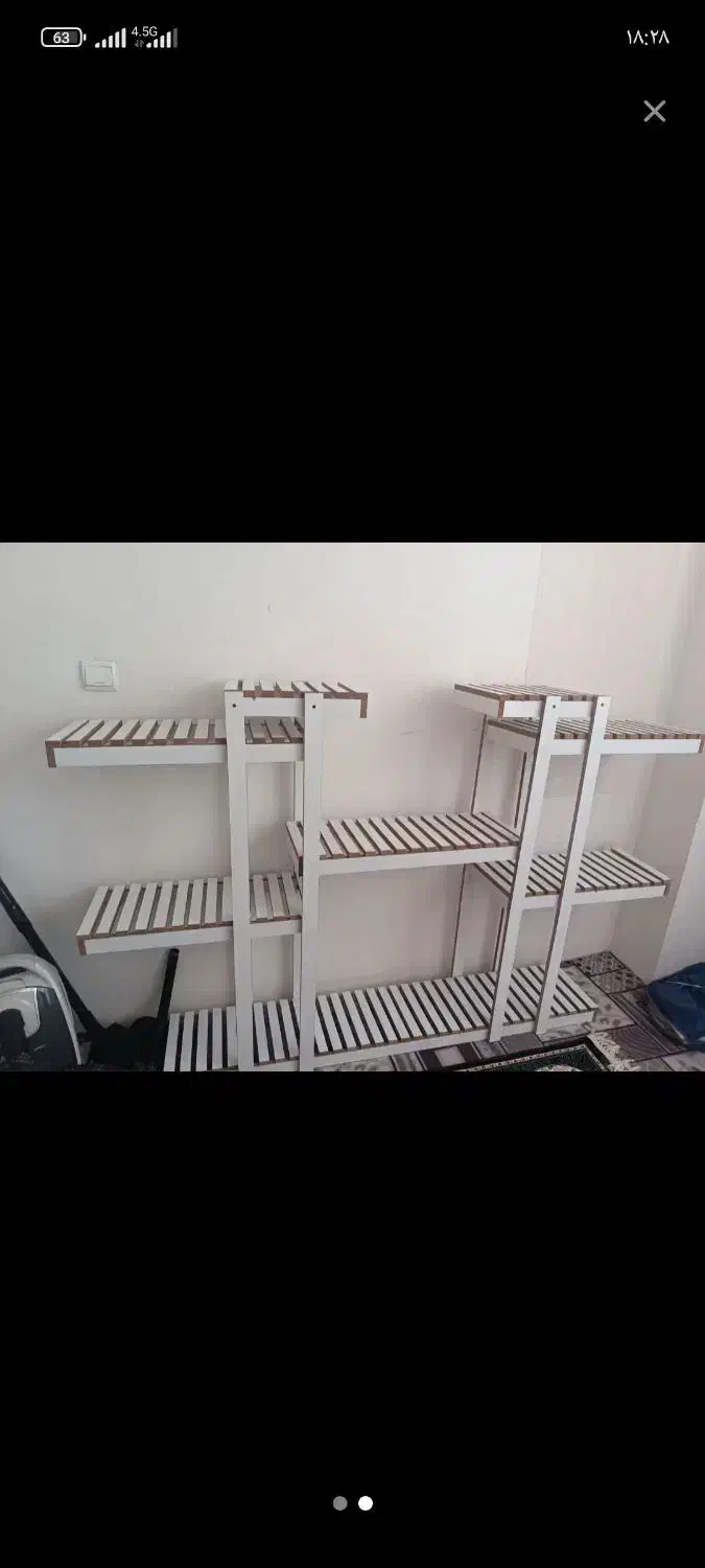 استند گلدان ام دی اف|صنایع دستی و سایر لوازم تزئینی|ملکان, |دیوار