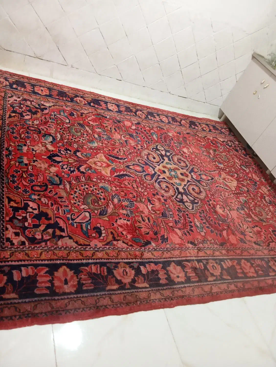 قالی دست بافت لری|فرش|الیگودرز, |دیوار