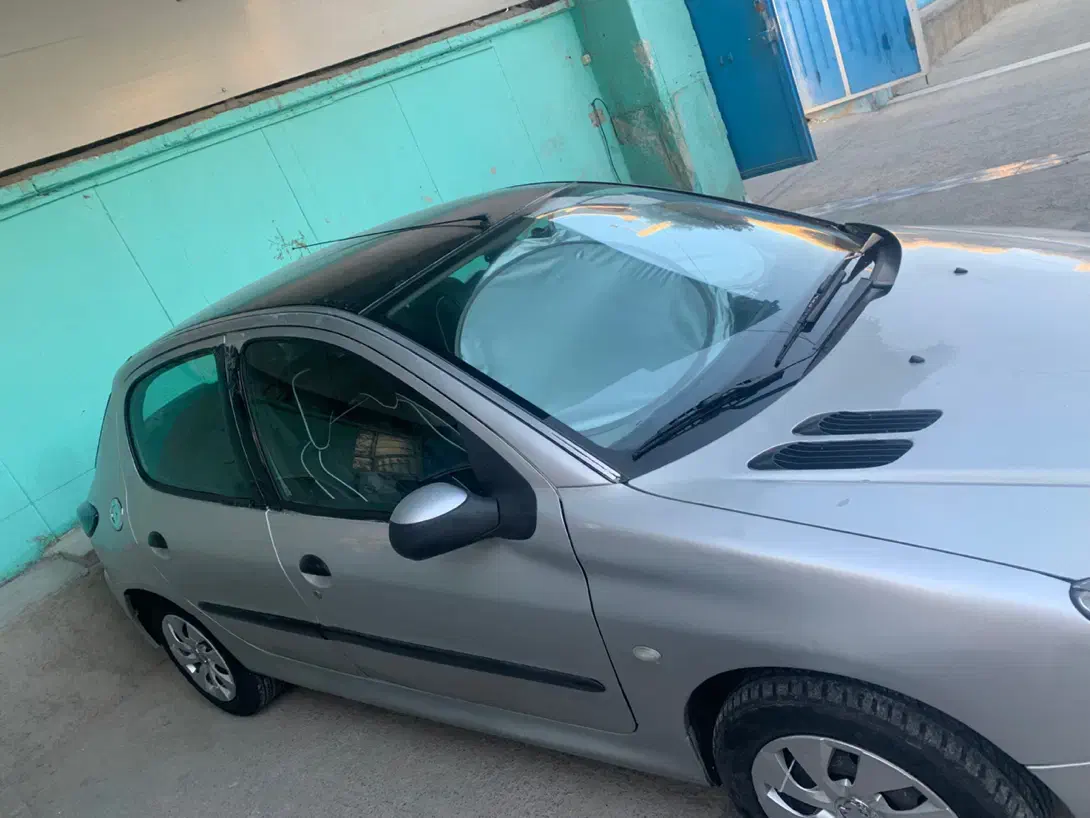 فروش پژو دویست و شش تیپ دو نقرهای بدنه سرامیک|خودرو سواری و وانت|رباطکریم, رباطکریم|دیوار