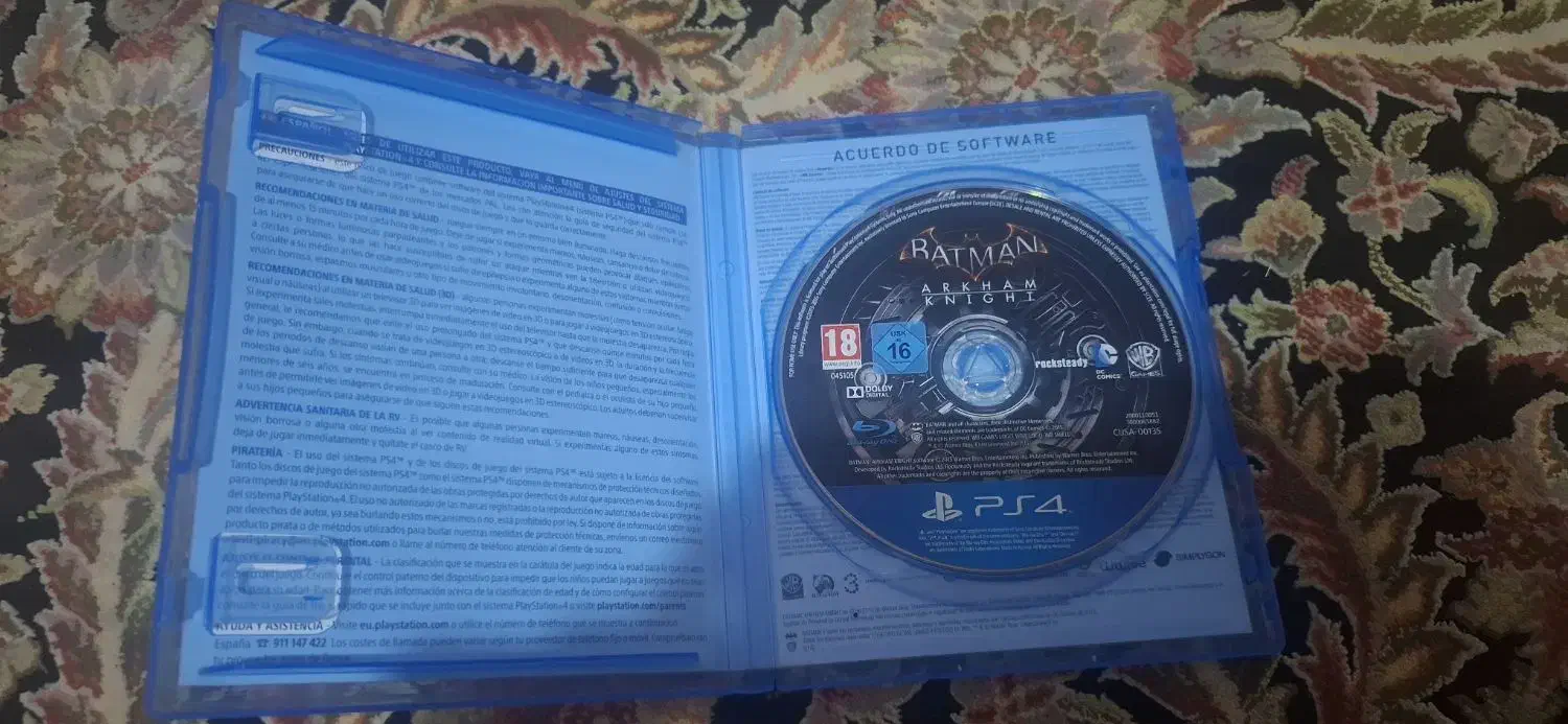 بازی بتمن شوالیه آرکهام دیسک ps4 و ps5|کنسول، بازی ویدئویی و آنلاین|گرگان, |دیوار