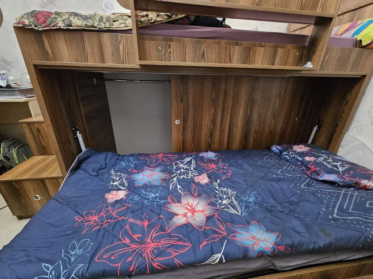 تخت دو طبقه|تخت و سرویس خواب|ساوه, |دیوار