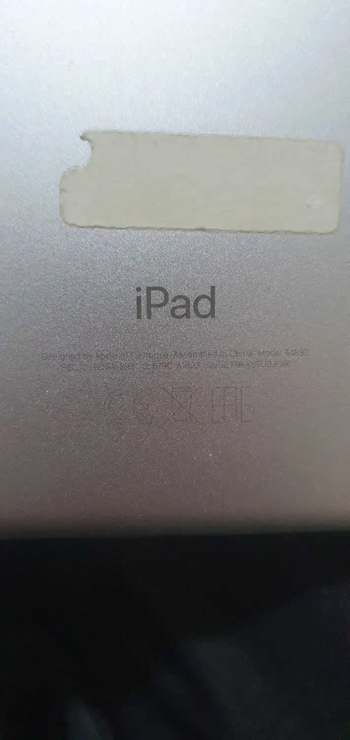 ایپد a1893 ۱۲۸ گیگ بیدون سیمکارت فقط وایفای|تبلت|تهران, خانی آباد نو شمالی|دیوار