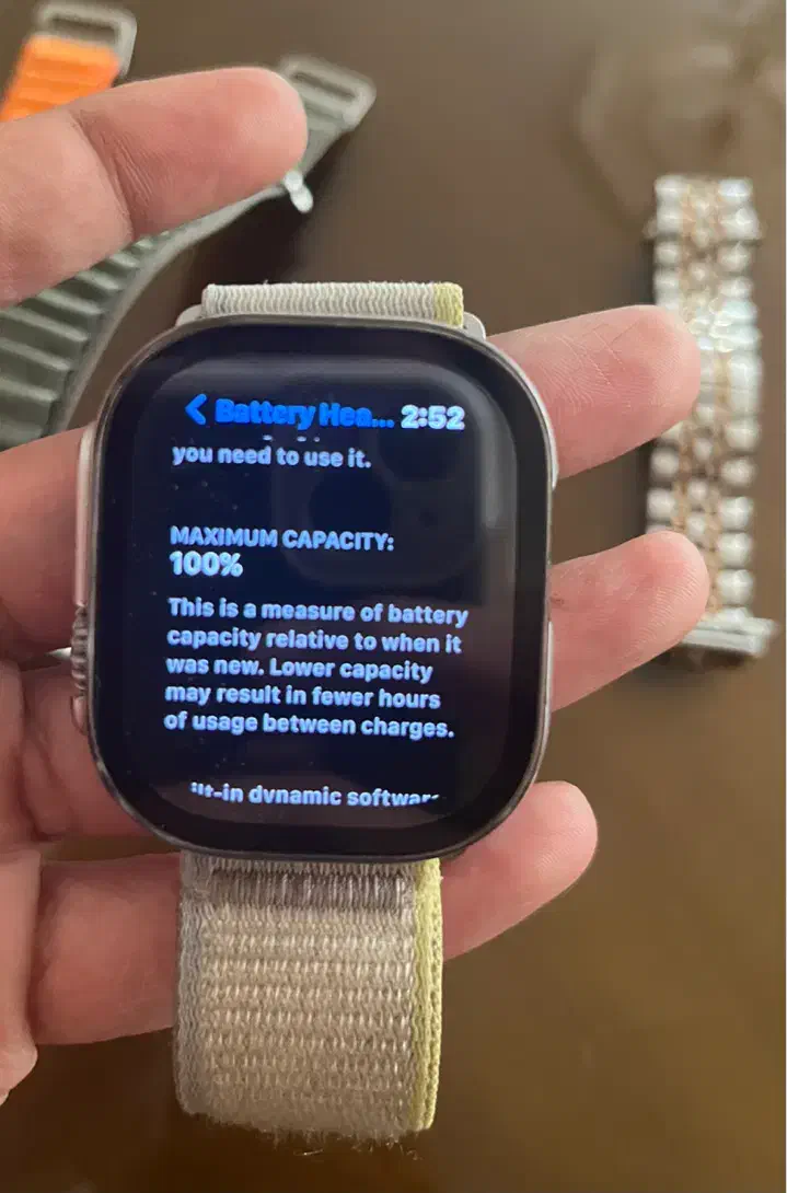 اپل واچ اصلی اولترا/درحد نو مشابه اکبند /باطری ۱۰۰|ساعت|هشتگرد, هشتگرد قدیم|دیوار